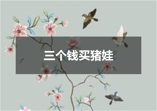 三个钱买猪娃