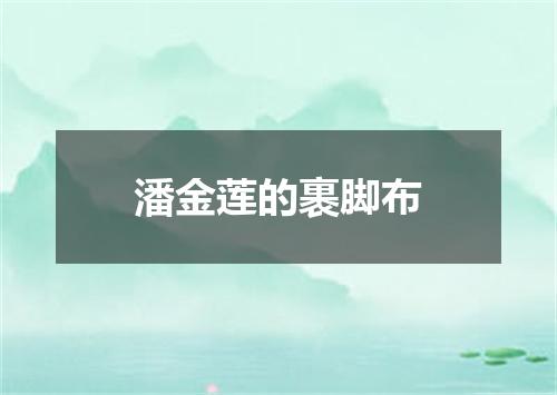 潘金莲的裹脚布