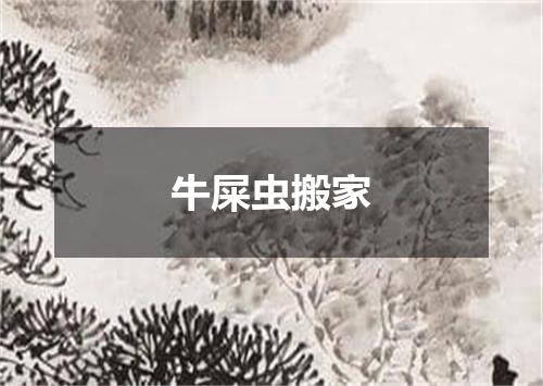 牛屎虫搬家