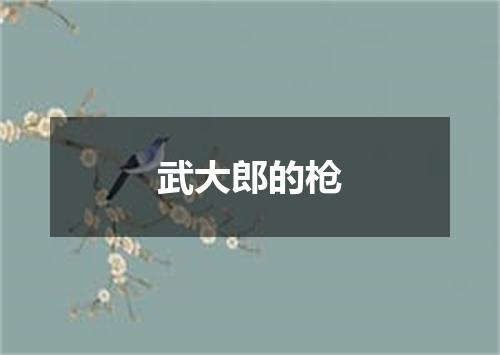 武大郎的枪