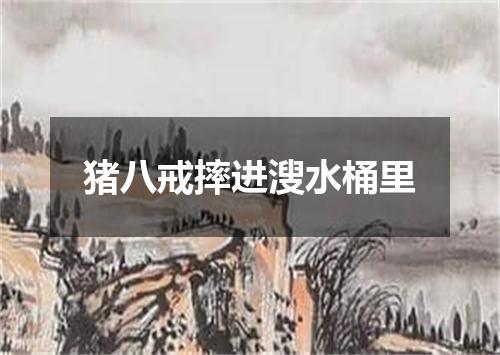 猪八戒摔进溲水桶里