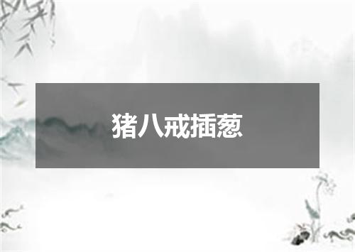 猪八戒插葱