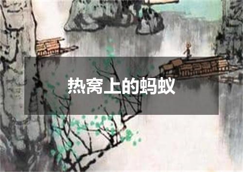 热窝上的蚂蚁