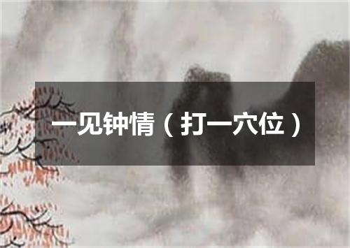 一见钟情（打一穴位）