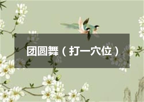 团圆舞（打一穴位）