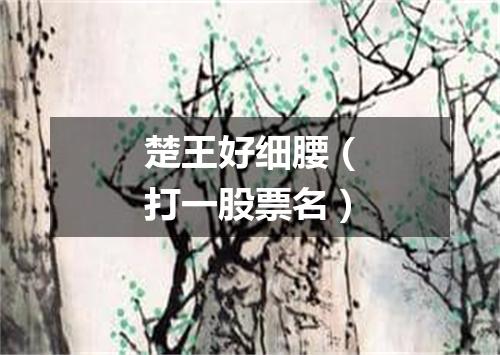 楚王好细腰（打一股票名）