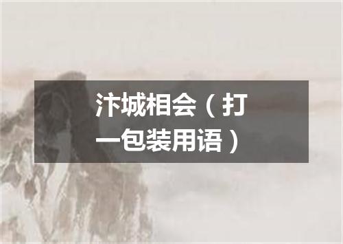 汴城相会（打一包装用语）