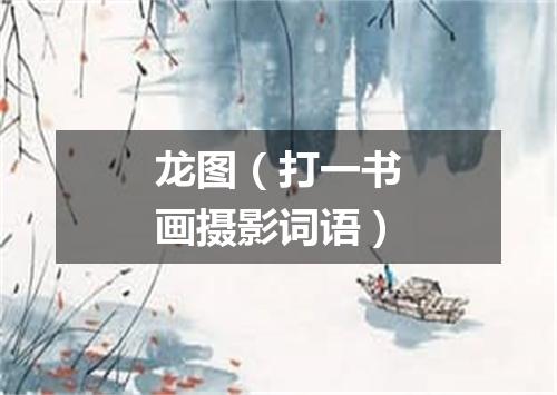 龙图（打一书画摄影词语）
