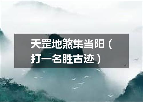 天罡地煞集当阳（打一名胜古迹）