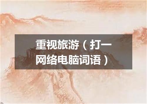 重视旅游（打一网络电脑词语）