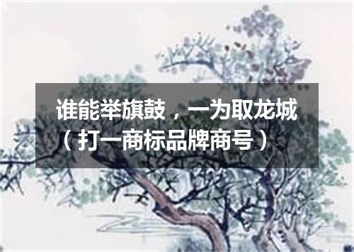 谁能举旗鼓，一为取龙城（打一商标品牌商号）