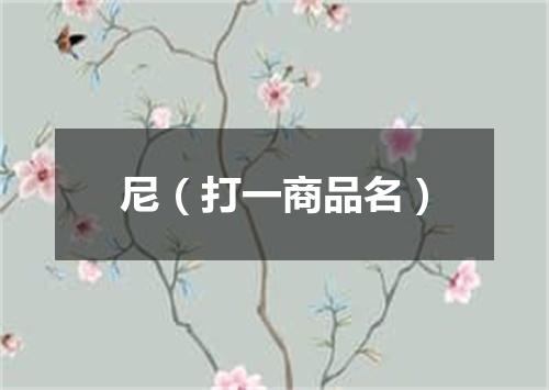 尼（打一商品名）