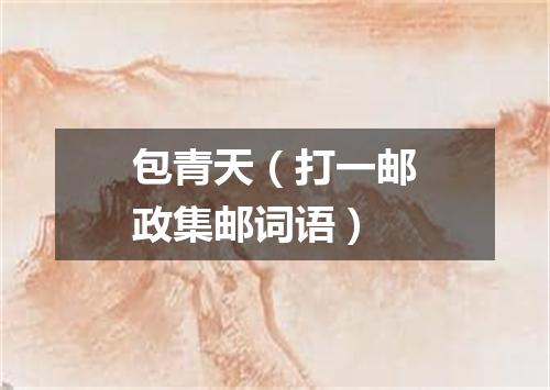 包青天（打一邮政集邮词语）