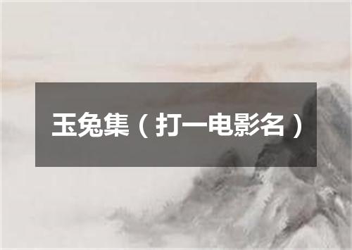 玉兔集（打一电影名）