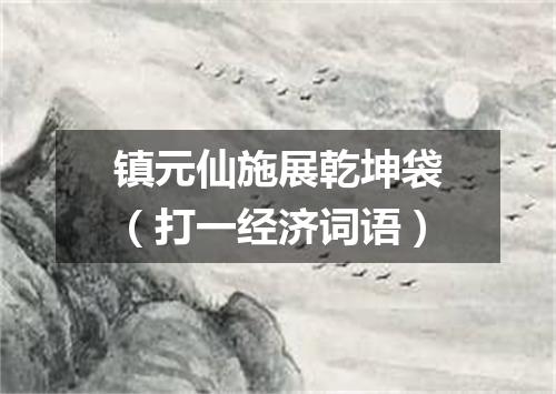 镇元仙施展乾坤袋（打一经济词语）
