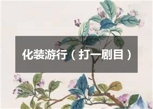 化装游行（打一剧目）