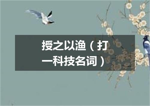 授之以渔（打一科技名词）