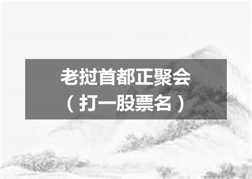 老挝首都正聚会（打一股票名）